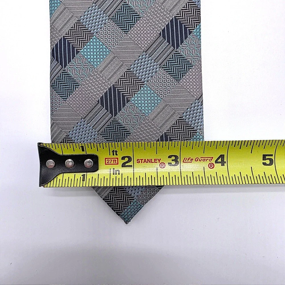 Alexander‎ Julian Colours Mens Geometric Pattern Polyester Tie